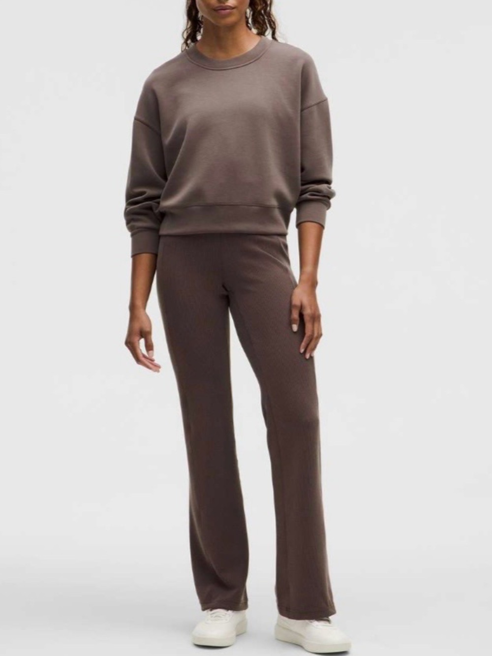 LULULEMON- Ribbed Softstreme Flared Pant Espresso Size 2